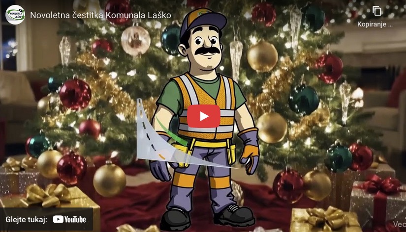 Novoletna čestitka Komunala Laško 