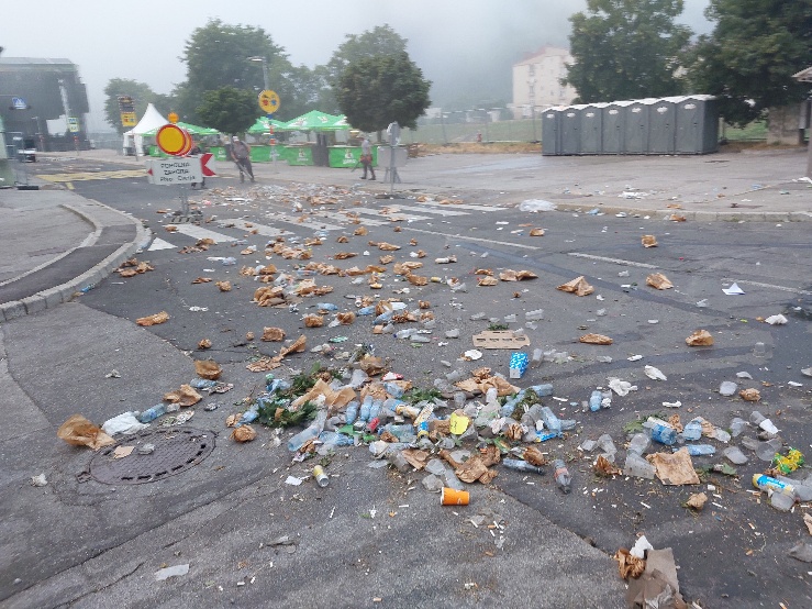 Pivo in cvetje čiščenje