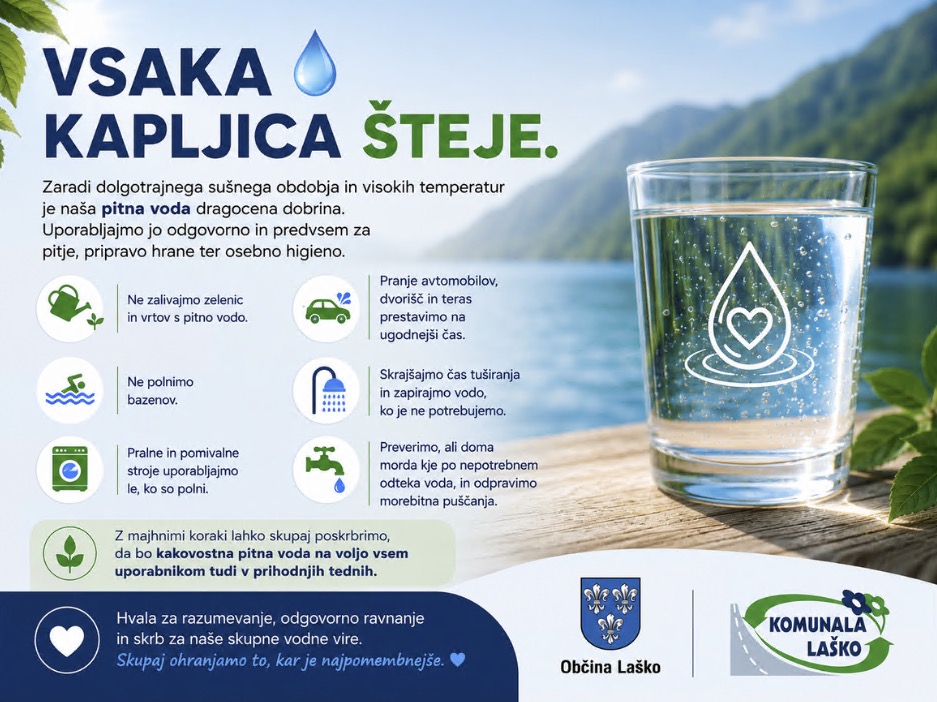 Vsaka kapljica šteje pasica Vsaka kapljica šteje pasica