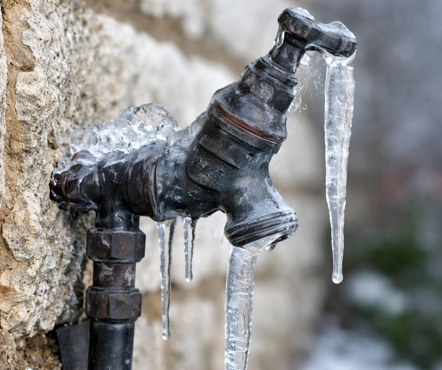 Zamrzovanja vodomerov in vodovodnih inštalacij