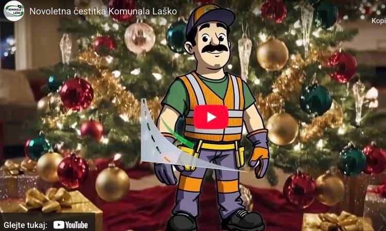 Novoletna čestitka Komunala Laško 